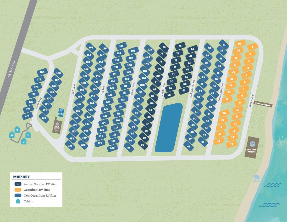 Frisco Resort Map
